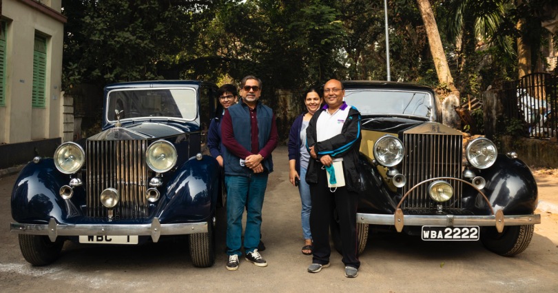 Historic Vehicles back on the Road Slowly and Carefully - Kolkata, Rolls Royces [Photo Credit - Deepanjan Sarkar]