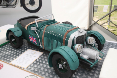 One of the exhibition's #50 objects in cake - the 1930 'Blower' Bentley 4½ litre Supercharged