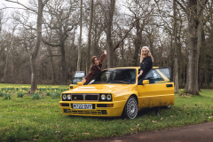 Jodie Kidd and Natalie Pinkham with the Kidd Collection Delta Integrale